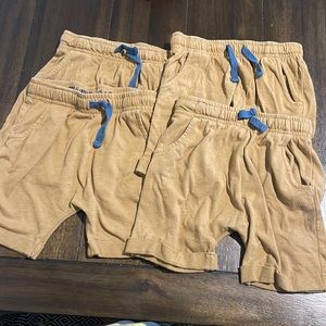 4T Bundle set of Cat & Jack Tan Shorts Uniform Cotton Shorts Great for Training